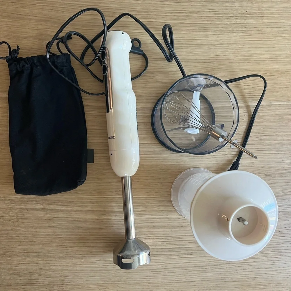 ALDI Ambiano Hand Blender Set – 180W, White, with Attachments